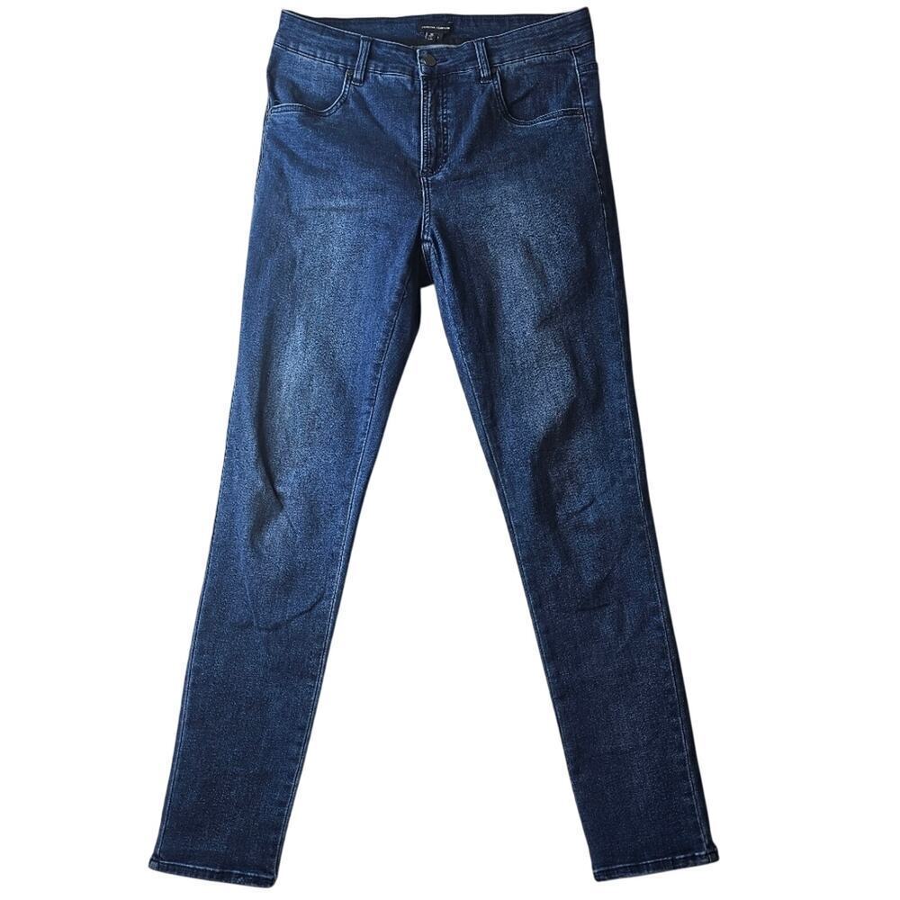 Universal Standard Women's 10 Long Blue Jeans skinny denim